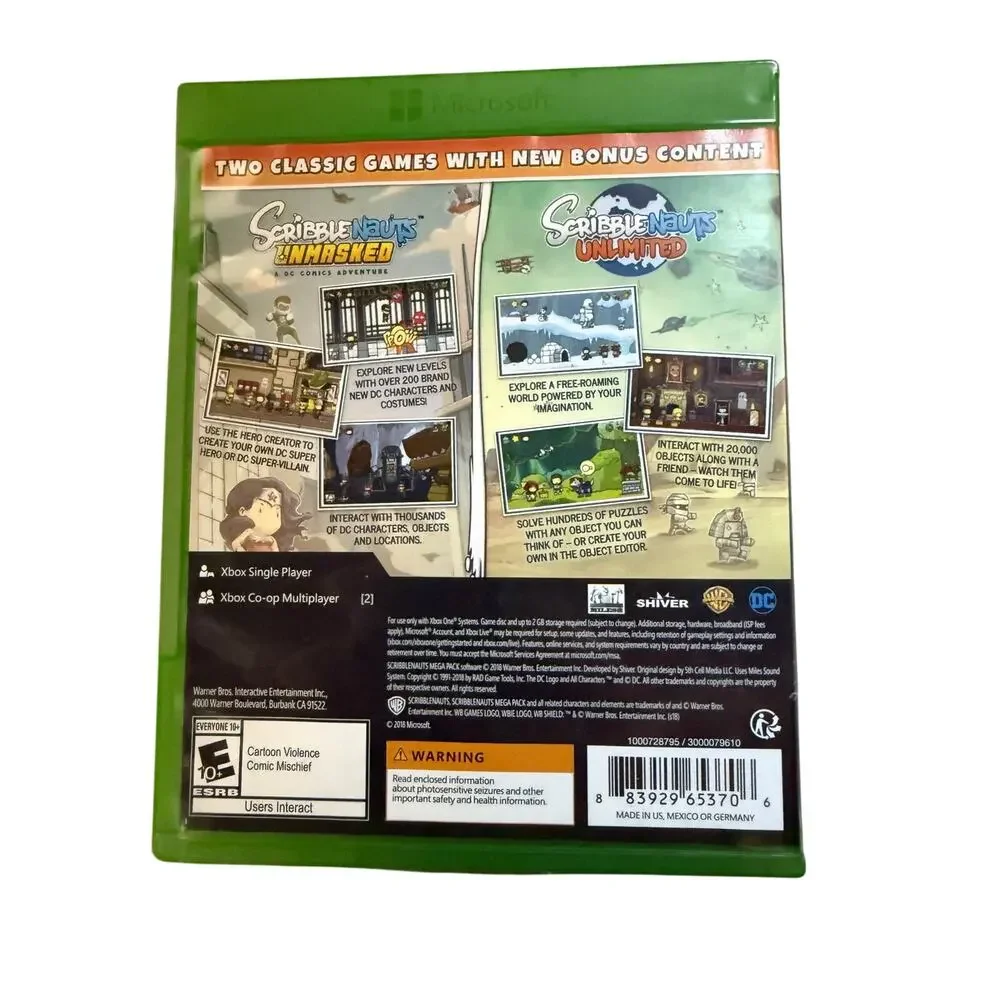 Scribblenauts Mega Pack Xbox One Pre-Owned